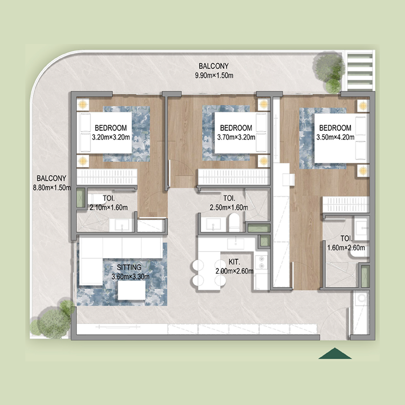 3 Bedroom
